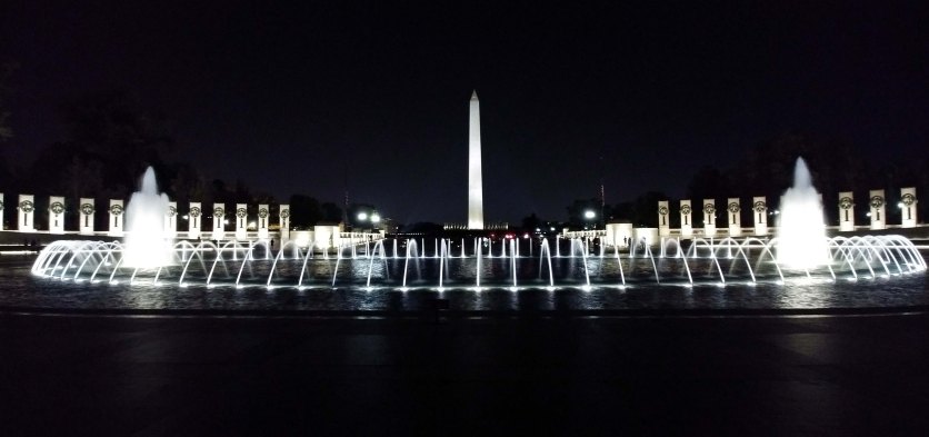 Ocotober 2017 WWII Memorial and Washington Monument